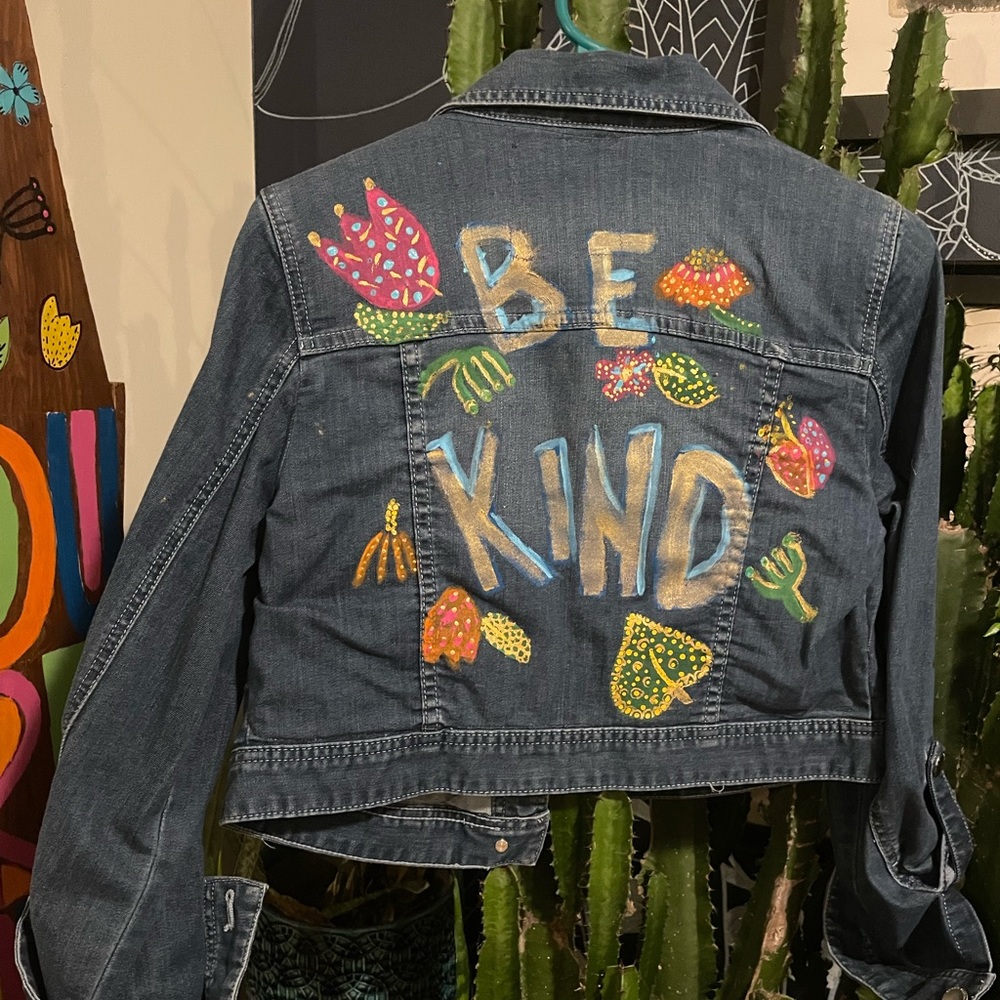 Artist Made Customized Denim Jacket